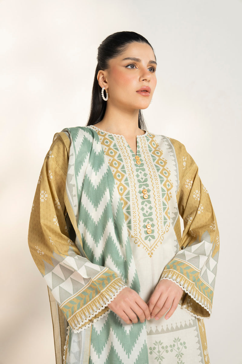 RTS | SHIRT, TROUSER & DUPATTA
LAWN | PRINTED