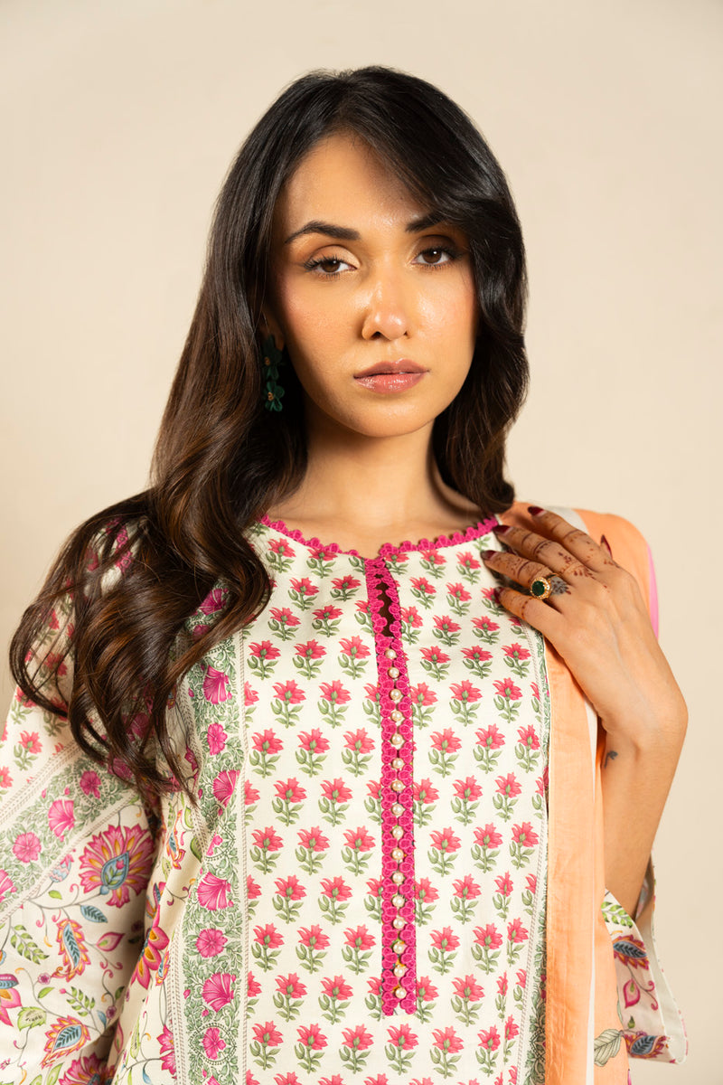 RTS | SHIRT, TROUSER & DUPATTA
LAWN | PRINTED